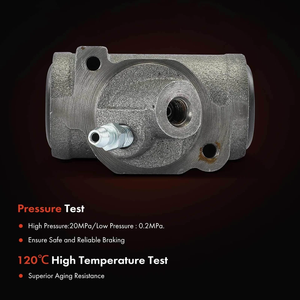 Cilindro de rueda de freno de tambor delantero izquierdo para Chevy Chevelle Buick GS Pontiac GTO GMC Foto 4 de 4