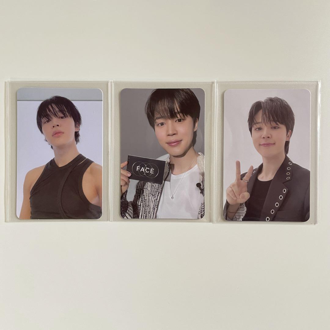 BTS JIMIN FACE M2U LUCKY DRAW OFFICIAL PHOTO CARD 3pcs SET