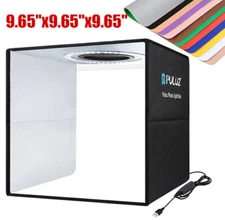 LED Photo Studio Light Box Portable Folding Photography Shooting Tent Kit Gift