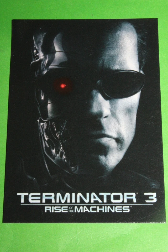 2003 TERMINATOR 3 RISE OF THE MACHINES PROMO 2 Card Set P1 P2 COMIC IMAGES - Image 3 of 4
