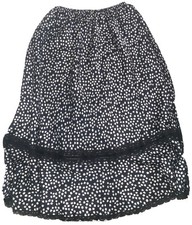 Valentino Intimo Stars Black White Lace EUC Slip 77330 Made USA Imported Fabric