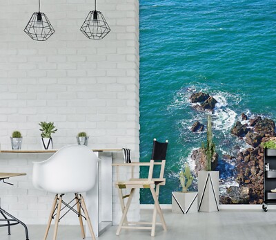 3D Sea Stones E1497 Wallpaper Mural Paper Wall Print Indoor Murals CA Honey