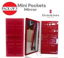 3 X Elizabeth Arden RED DOOR Mini Pocket Mirror LOT OF 3