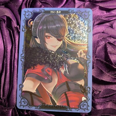 BEIDOU GENSHIN IMPACT Hot Goddess Girl Waifu ACG Snow Holo Anime Card