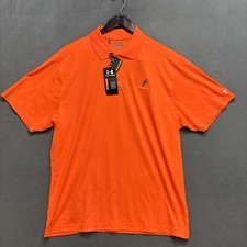 NWT Under Armour UA Loose Fit Performance Golf Polo 2XL Shirt Orange Heat Gear