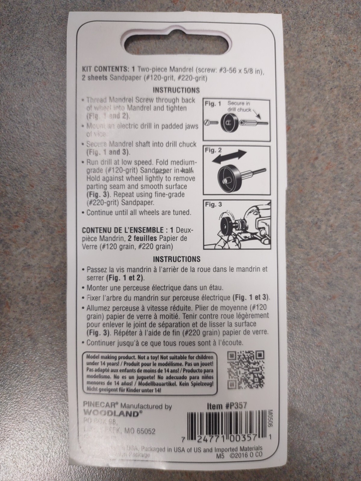3 PINECAR P357 Pinewood Derby Wheel Turning Mandrel for sale online eBay