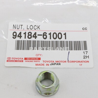 94184-61001 Toyota OEM Genuine NUT, LOCK | eBay
