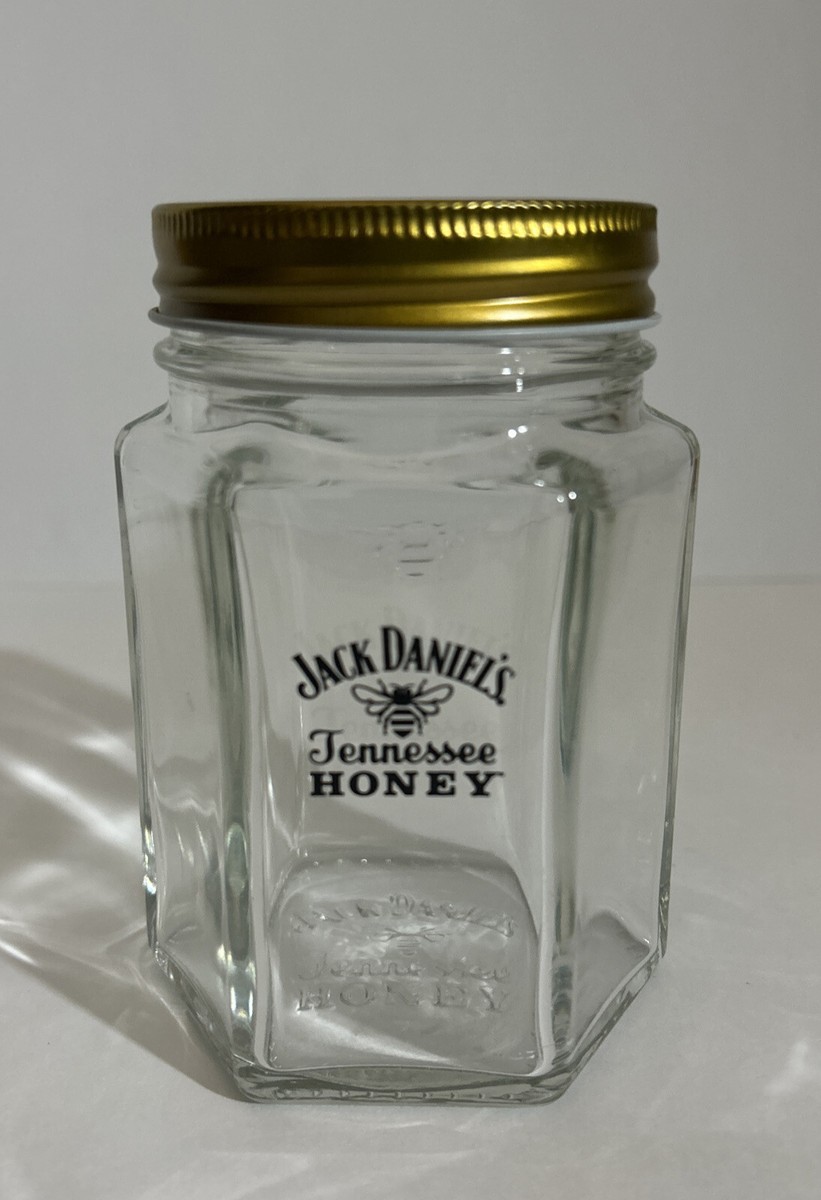Set Of 6 Jack Daniels Tennessee Honey Mason Jar Cocktail Glasses w