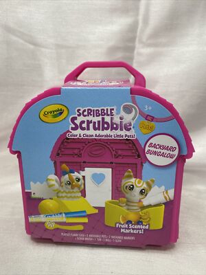 Crayola Scribble Scrubbie Color and Clean Adorable Little Pets