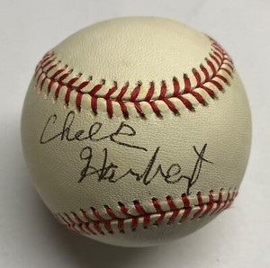 RARE CHICK HARBERT AUTOGRAPHED SIGNED BASEBALL PGA
