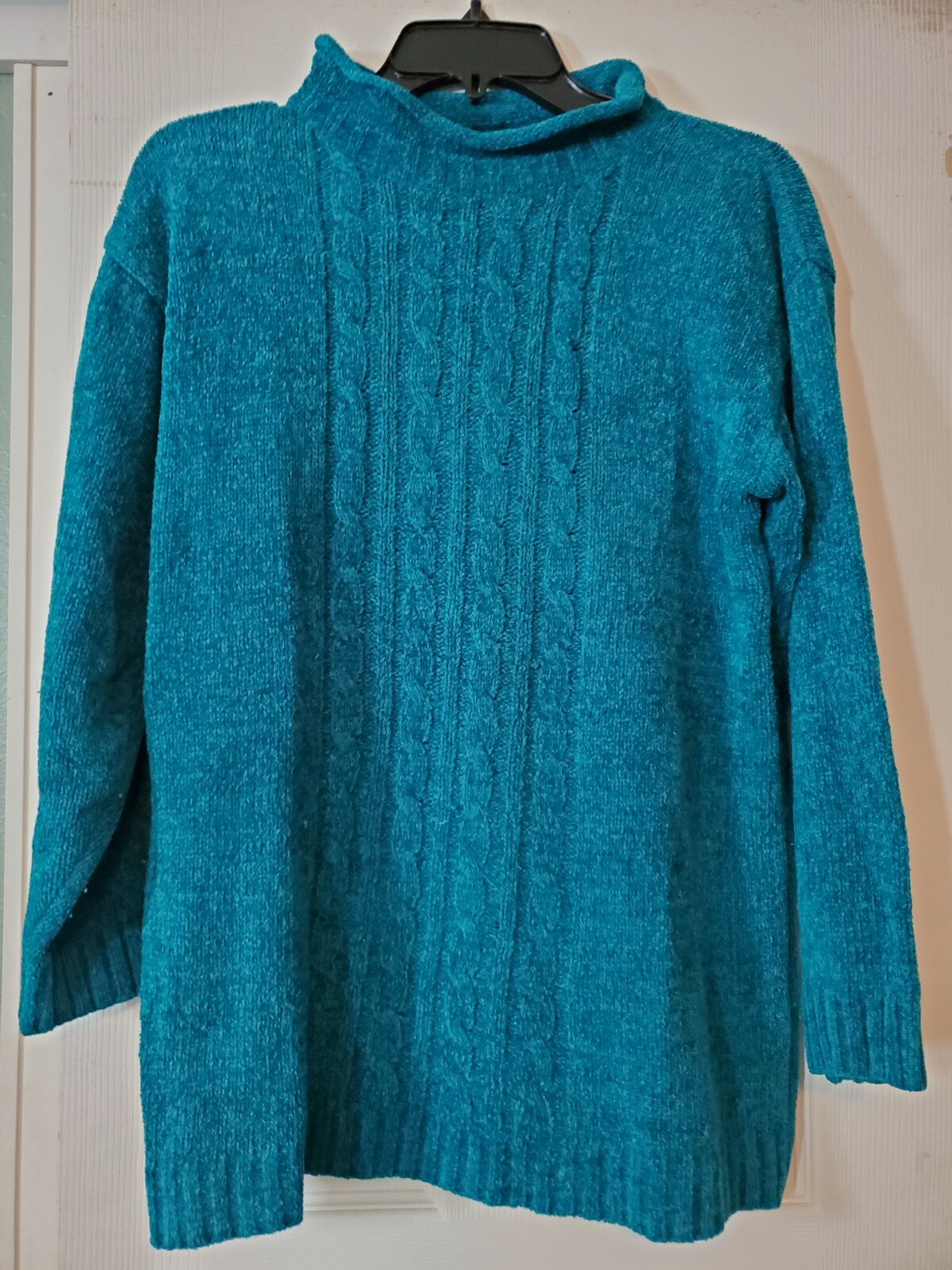 classic elements sweater Soft Small Teal Color - image 2