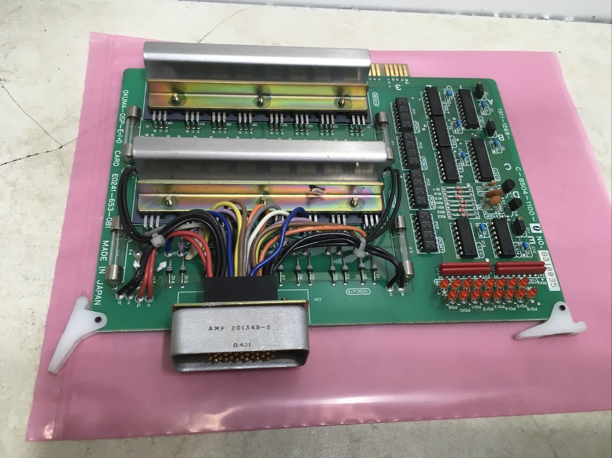 OKUMA E0241-653-081 E0241-653-081B OSP EIO Card TESTED, WARRANTY
