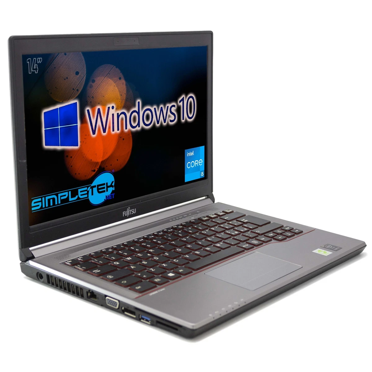Fujitsu E744 14 Core i5 Windows 10 16GB 960GB Computer Portable