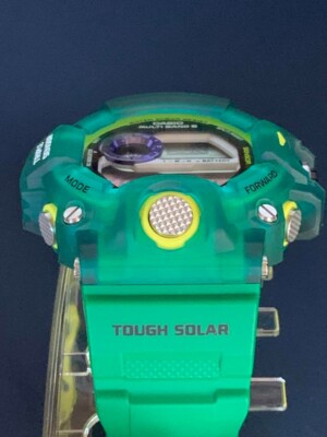 Casio G-Sock Rangeman GW-9401KJ-3JR Quartz Digital Green Watch No