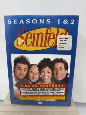 Seinfeld: Seasons 1 & 2 (DVD, 2004, 4-Disc Set) - Complete Vol. 1 - Remastered