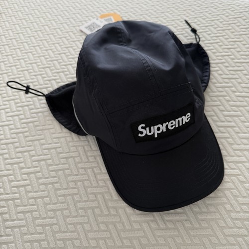 Supreme Polartec Lined Packable Earflap Camp Cap Black FW25 - NEW