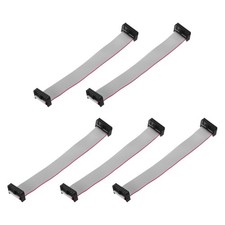 5 PCS IDC Flat Ribbon Cable 2.54 mm Pitch 20 mm Width 15 cm 16 Pin FC To FC