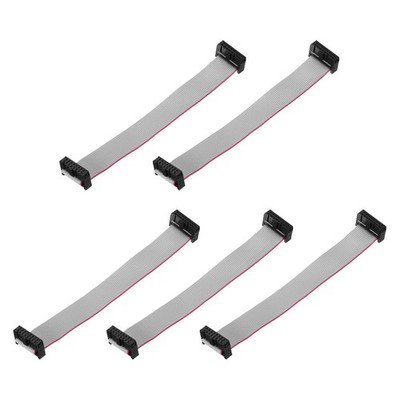 5 PCS IDC Flat Ribbon Cable 2.54 mm Pitch 20 mm Width 15 cm 16 Pin FC To FC