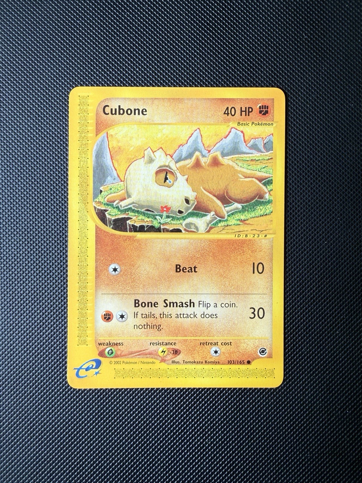 Cubone 103/165 Pokemon Card NM No Holo Expedition Set
