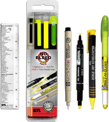 No Bleed Variety Pack | No Smearing or Fading Pigmented Ink | Yellow Accu-Gel,