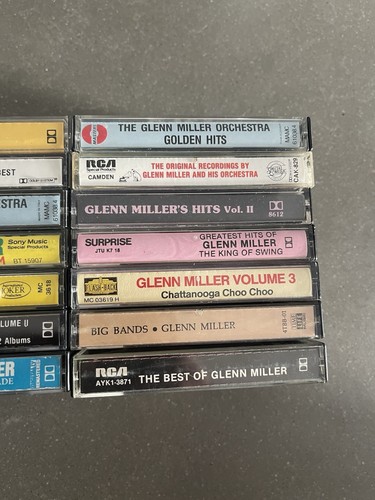 Lot 14 BIG BAND glenn Miller Cassette Tapes - Picture 3 of 4