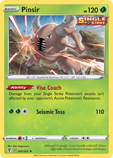 Pinsir 001/203 R Evolving Skies Pokemon NM/M