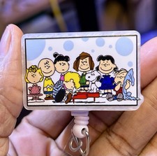 Pandilla de cacahuetes, enfermera, médica, maestra, RN, tecnología, soporte de insignia de identificación, soporte de identificación, cumpleaños