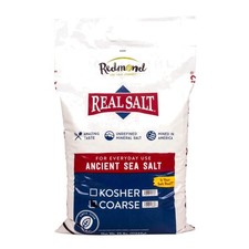 Real Sea Salt - Natural Unrefined Gluten Free Coarse, 25LB Bag