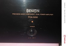 DENON DUAL AMP  POA5200  STEREOPHILE PRODUCT ...