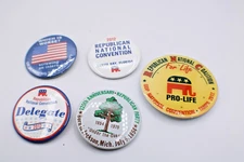 5 Republican Convention buttons Pro Life