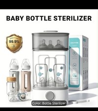 bottle sterilizer Steam 99.9 Sterility One-Boton Operator BPA-free For Baby