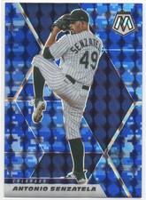 Antonio Senzatela 2021 Panini Mosaic Mosaic Blue Camo #8  Colorado Rockies