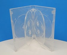 One Clear, 6 Disc DVD , Replacement Case, Durable, 22mm Spine