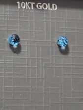 10k Gold earrings small balls.  New