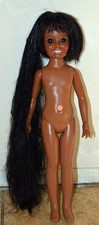 Rare Vintage AA Black Ideal Crissy Doll Hair To Floor HTF African American Works