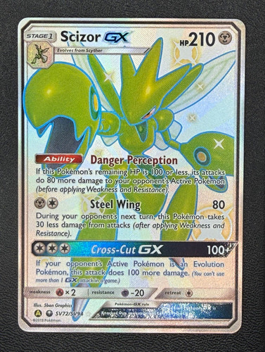 The Pokémon Company Scizor GX SV72/SV94 Hidden Fates Shiny Vault Holo EN 2019
