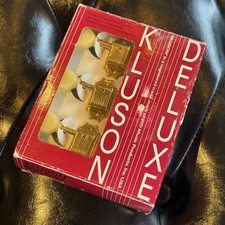 Kluson Deluxe L3 R3 Gold Guitar Tuners Gibson Style Used