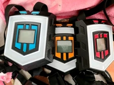 LOT 3 Squad Hero Rechargeable Laser Tag Vest Chest Sensor LCD WORKS PERFECT