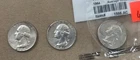 3 - 1964 Washington Quarters - 90% Silver