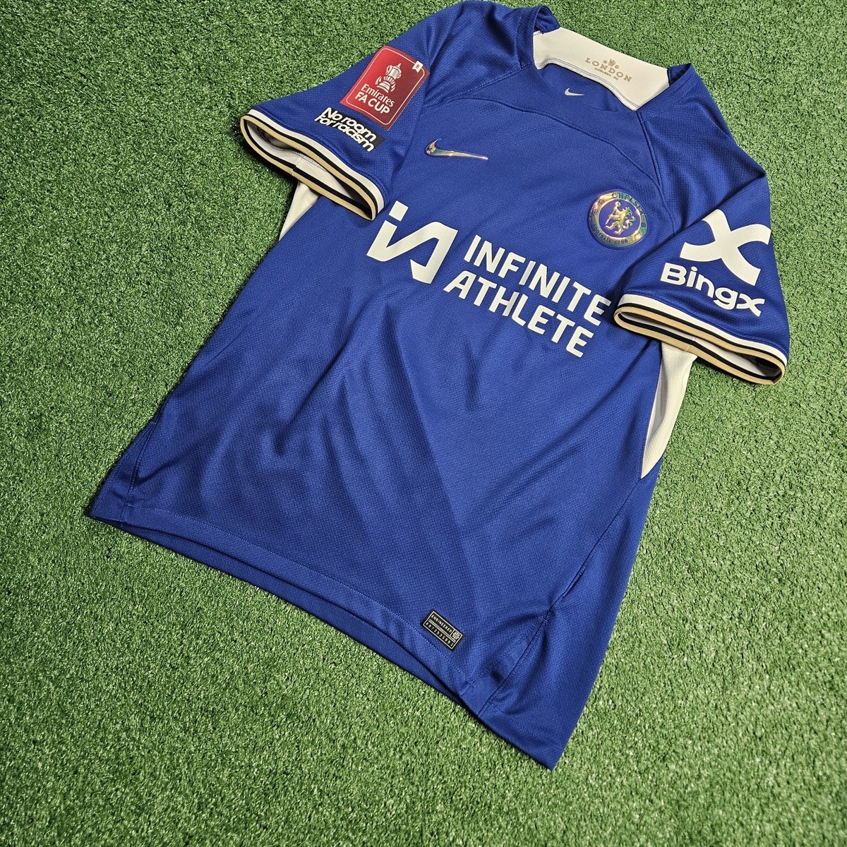 Nike Chelsea FC Thiago Silva #6 2023/2024 Home Jersey Rare FA Cup