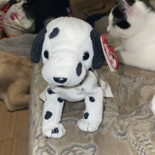 Ty Beanie Babies - Baby - Dog Dalmatian - Dizzy - October 2000 - Brand New