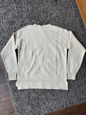 DIOR Knit Sweater Jumper | Off-White | Medium / M  | Cream Parley RRP £1150