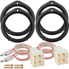 For Honda CRV Front Rear Door Speaker Adapter Harness+ Plates Frame 2008-14