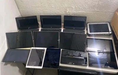 13 Mixed Tablets As Is For Fix Or Parts As Is Microsoft surfaces iPads toughbook