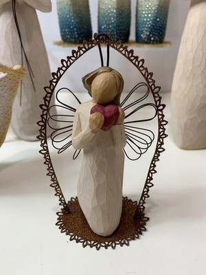 Willow Tree Engel 2000 ANGEL OF THE HEART Figur von Susan Lordi Demdaco 12,5 cm