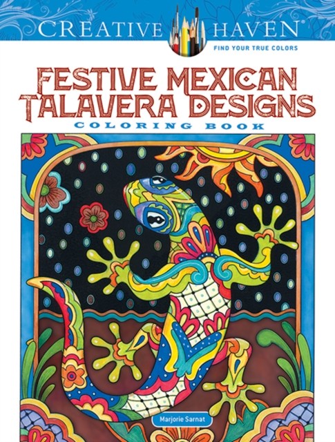 Creative Haven Festive Mexican Talavera Designs Coloring Book - Image 4