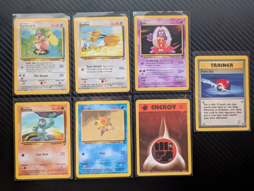 Pokemon Cards Base Set 2 WOTC - Bundle 7 Cards - LP/NM - Picture 2 of 3