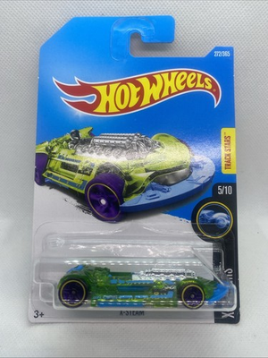#ad Hot Wheels 2017 #272 X Steam X Raycers Track Stars Diecast 1:64 BNIB GBP 6.99