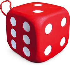 Morrell 341 High Roller Foam Archery Target, 6-Sided Cube with 21 Bullseyes