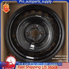 15 Inch Steel Rim Replacment Wheel For Chevrolet Spark 2011-2021 Oem Quality Us